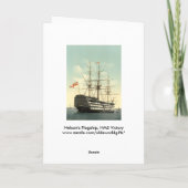 Carte La victoire de Nelson HMS (Dos)