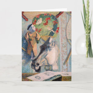 Carte La vie avec la tête du cheval   Paul Gauguin