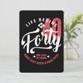 Carte La vie commence à 40 ans | 40e anniversaire (Debout devant)