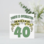 Carte La vie commence à 40e anniversaire (Debout devant)