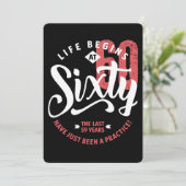 Carte La vie commence à 60 ans | 60e anniversaire (Debout devant)