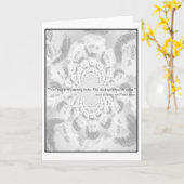 Carte La vie de Rilke (Fleur jaune)