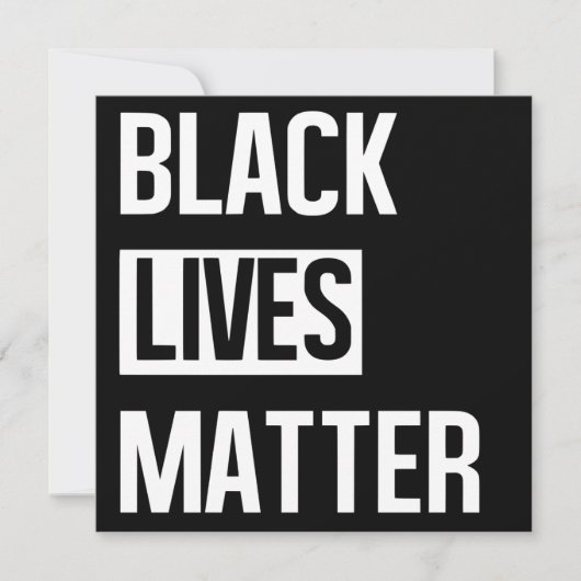 Carte La vie des Noirs compte (Devant)