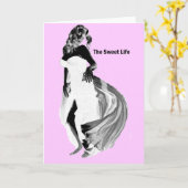 Carte La vie douce (Fleur jaune)