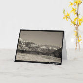 Carte La vie d'un cowboy (Fleur jaune)