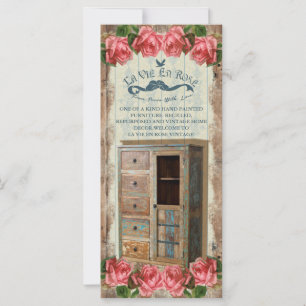 Carte La Vie En Rose Vintage ~ Rack/Carte Postale