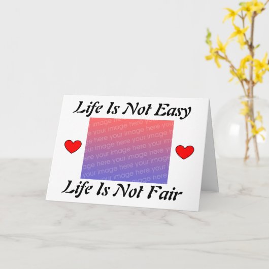 Carte La vie est belle ! (Fleur jaune)