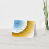 Carte La vie est courte (Cartes de notes encourageantes) (Devant)