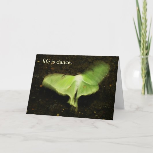 Carte la vie est danse (Devant)