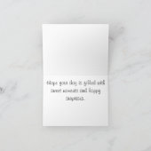 Carte La vie est douce ! (Intérieur)