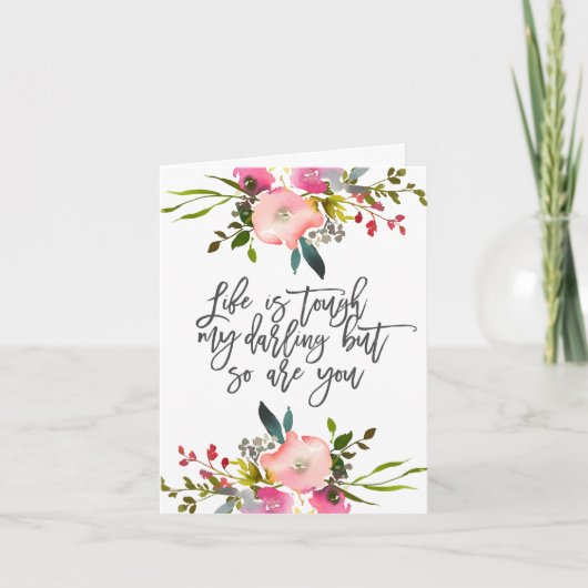 Carte La vie est dure ma chérie mais vous aussi Affiche (Devant)