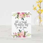 Carte La vie est dure ma chérie mais vous aussi Affiche (Fleur jaune)