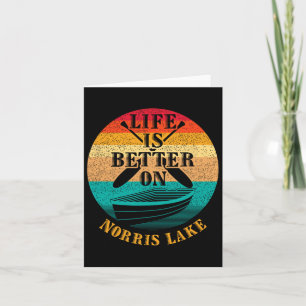Carte La Vie Est Meilleure Sur Norris Lake Funny Boating