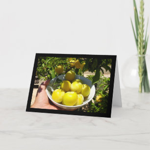 Carte La vie est un bol de prunes