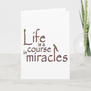 Carte La vie est un cours de miracles