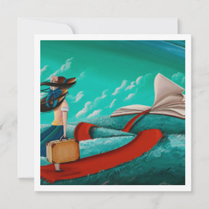 Carte La Vie Est Un Livre Ouvert - Mini Impression