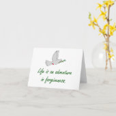 Carte La Vie Est Une Aventure Dans Le Pardon - Le Pardon (Fleur jaune)