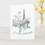 Carte La vie est une belle balade (Fleur jaune)