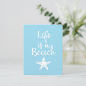Carte La vie est une plage (Debout devant)