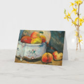 Carte La vie morte avec les pêches | Paul Gauguin (Fleur jaune)