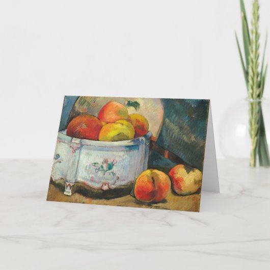 Carte La vie morte avec les pêches | Paul Gauguin (Devant)