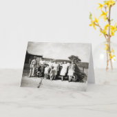 Carte la vie pendant les années '40 (Fleur jaune)