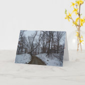 Carte La vie peut être dure et froid (Fleur jaune)