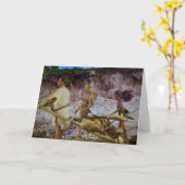 Carte La vie préhistorique. (Fleur jaune)