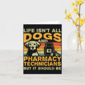 Carte La vie rétro n'est pas que des chiens et des techn (Fleur jaune)