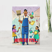 Carte La vie sans vous gardien Janvier Anniversaire (Devant)