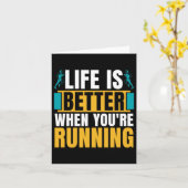 Carte La Vie Transcanadienne Est Meilleure Lorsque L'Ath (Fleur jaune)