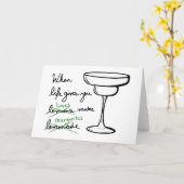 Carte La vie vous donne citrons obtenir des limites fair (Fleur jaune)