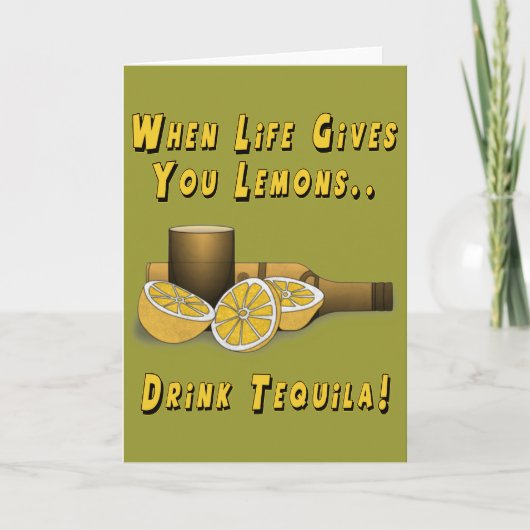 Carte La vie vous donne des citrons (Devant)
