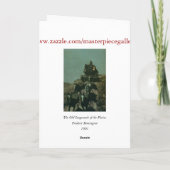 Carte La vieille diligence de Remington des plaines (Dos)