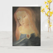 Carte La Vierge (Fleur jaune)