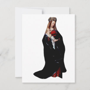 Carte La Vierge dans l'Eglise par Jan van Eyck