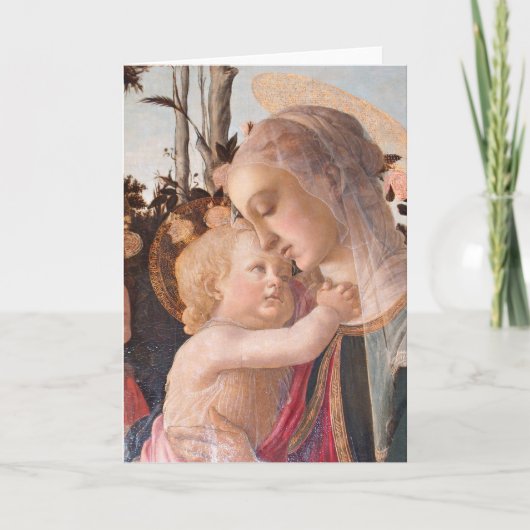 Carte La Vierge et l'enfant d'Alessandro Botticelli (Devant)