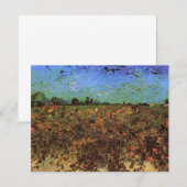 Carte La vigne verte par Vincent van Gogh (Devant / Derrière)