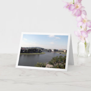 Carte La Vistule, Cracovie, Pologne