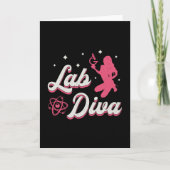 Carte Lab Diva Laboratoire Technicien Science Lab Tech (Devant)