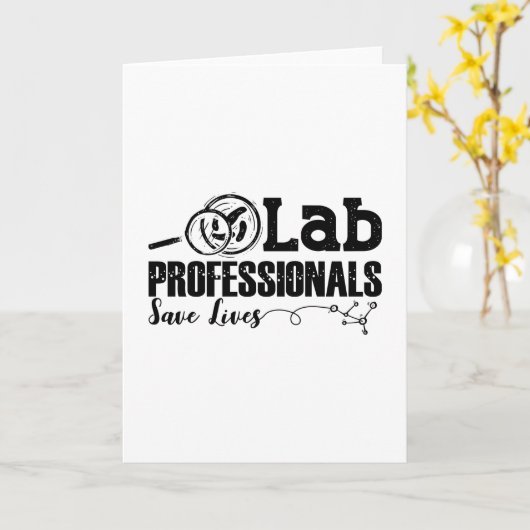 Carte Lab Professionals (Fleur jaune)