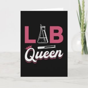 Carte Lab Tech Laboratoire de la reine Technicien scient