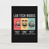 Carte Lab Tech Moods Laboratoire Science Technicien Cade (Devant)