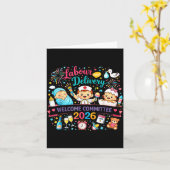 Carte Labor &amp; Delivery 2026 New Year Welcome Committ (Fleur jaune)