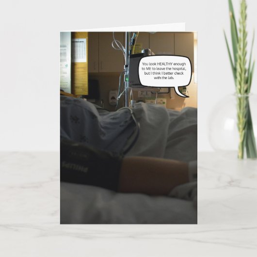 Carte Laboratoire amusant Se tirer bien (Devant)