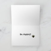 Carte Laboratoire de chocolat Cartoon convivial Labrador (Intérieur)