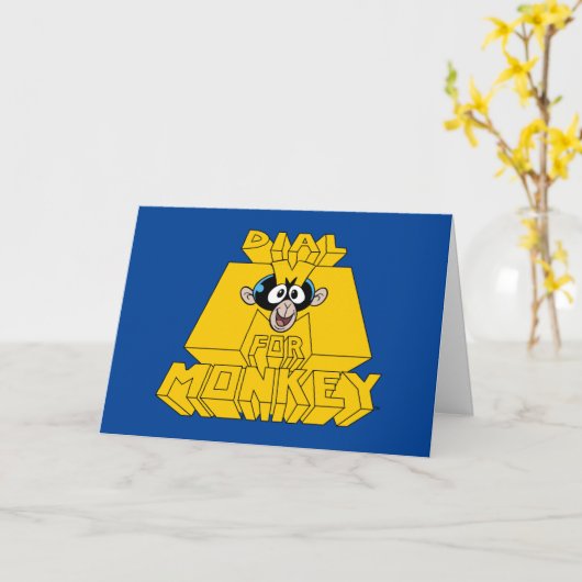 Carte Laboratoire de Dexter - Composez M pour singe (Fleur jaune)