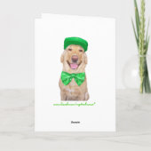 Carte Laboratoire Funny personnalisable en vert (Dos)