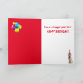 Carte Laboratoire Jaune Et Gâteau Joyeux Anniversaire (Intérieur)