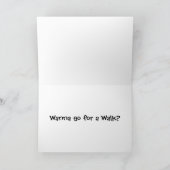 Carte Laboratoire Jaune Humour/Pensée de vous (Intérieur)